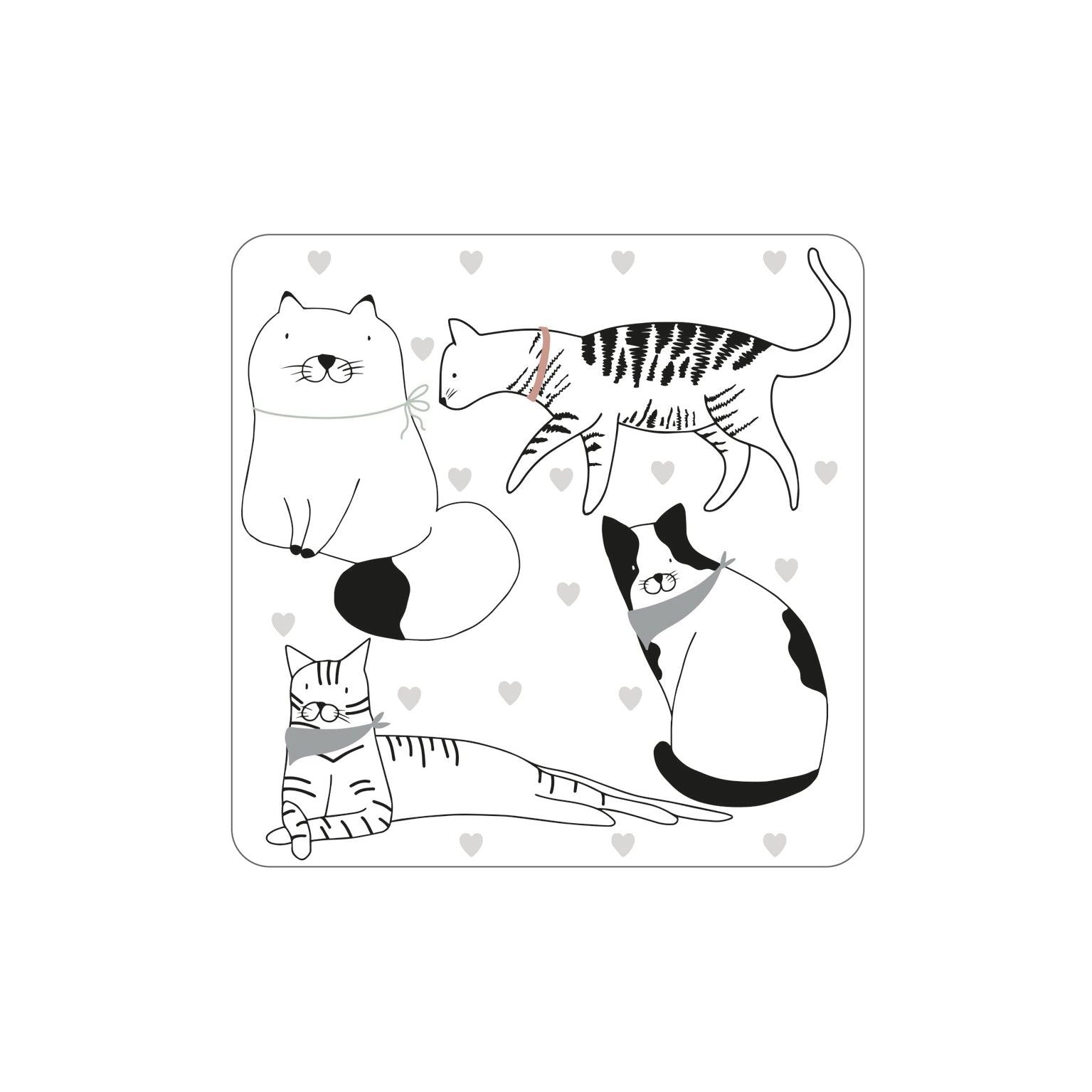 Playful Pets Cat Coasters