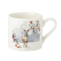 Foxwood Home Christmas Mug & Coaster Set Stag