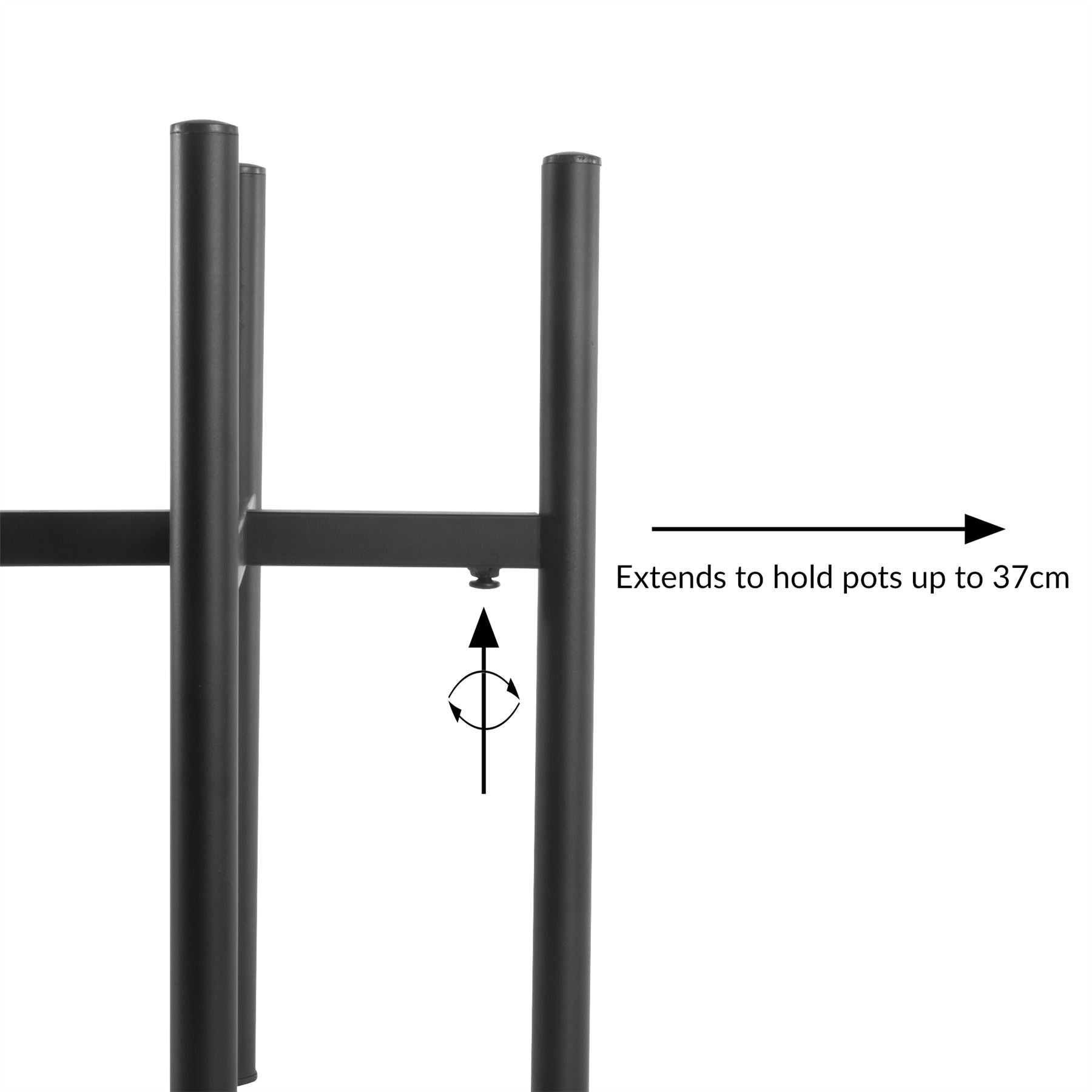 Metal Adjustable Plant Stand | M&W	
