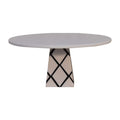 Artisan White Cross Base Resin Cake Stand