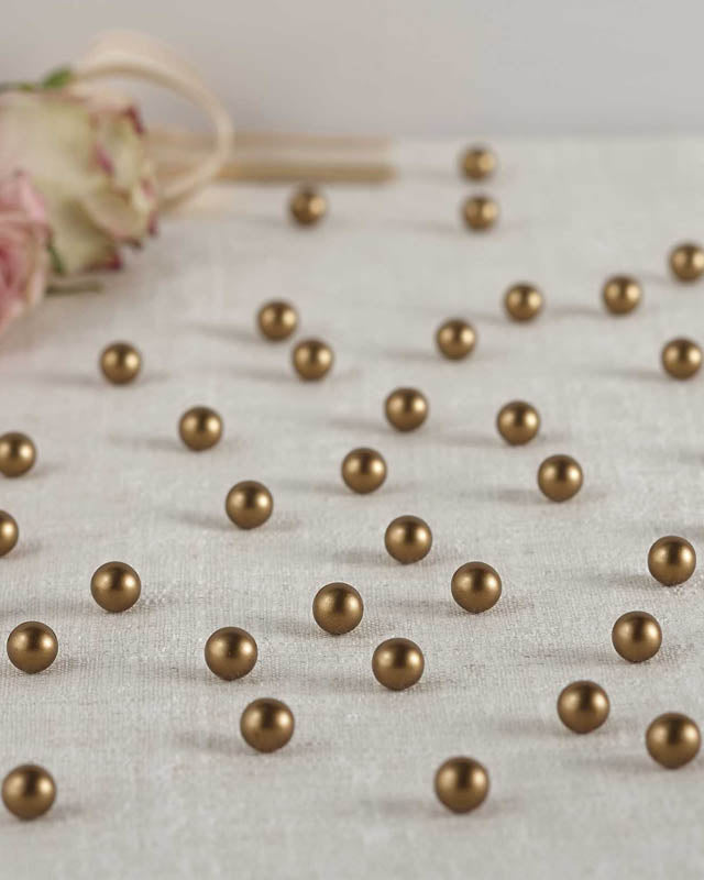 Matte Gold Table Pearls (134pk)
