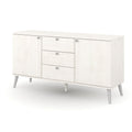 Augusta Curve Medium Sideboard With 2 Doors 3 Drawers	