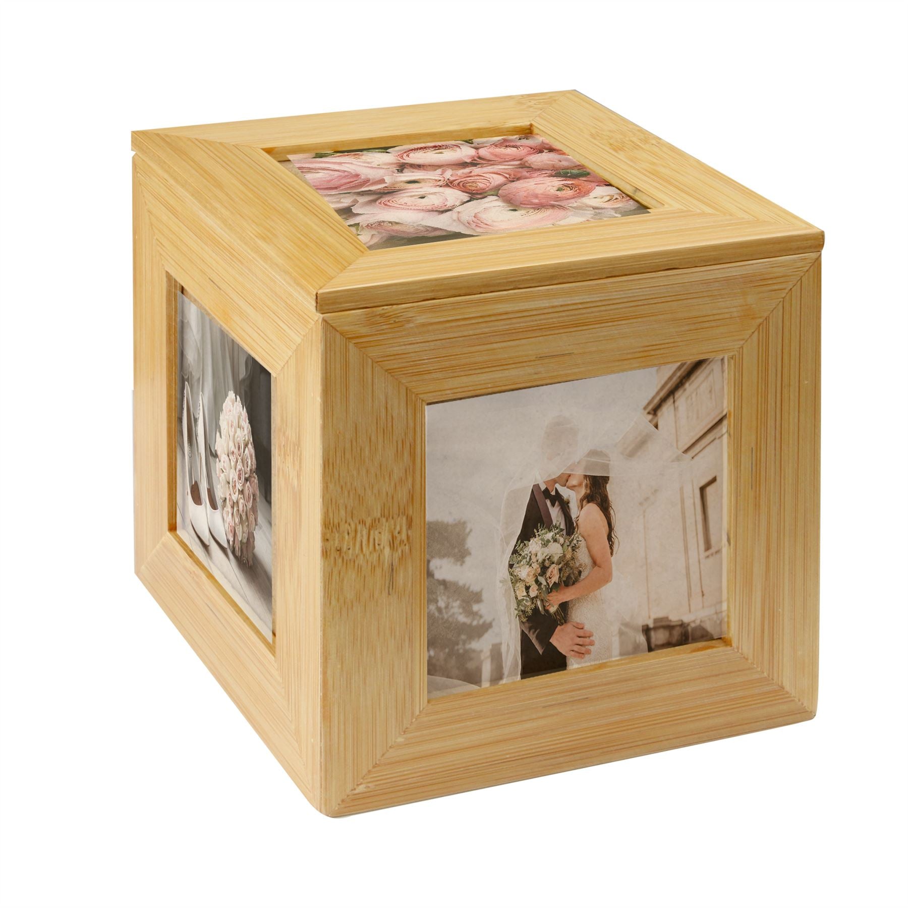 Bamboo Photo Cube | M&W	