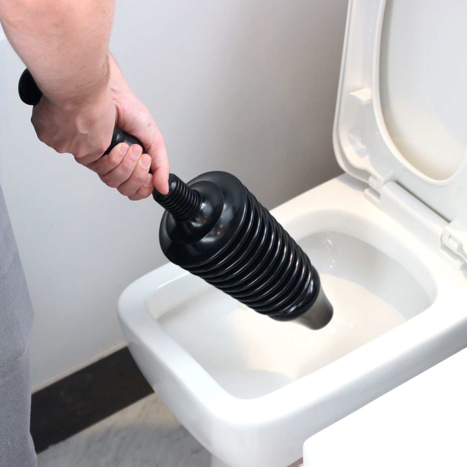Powerful Toilet Plunger  Pukkr	