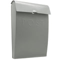 Wall Mounted Post Box in Grey | M&W	