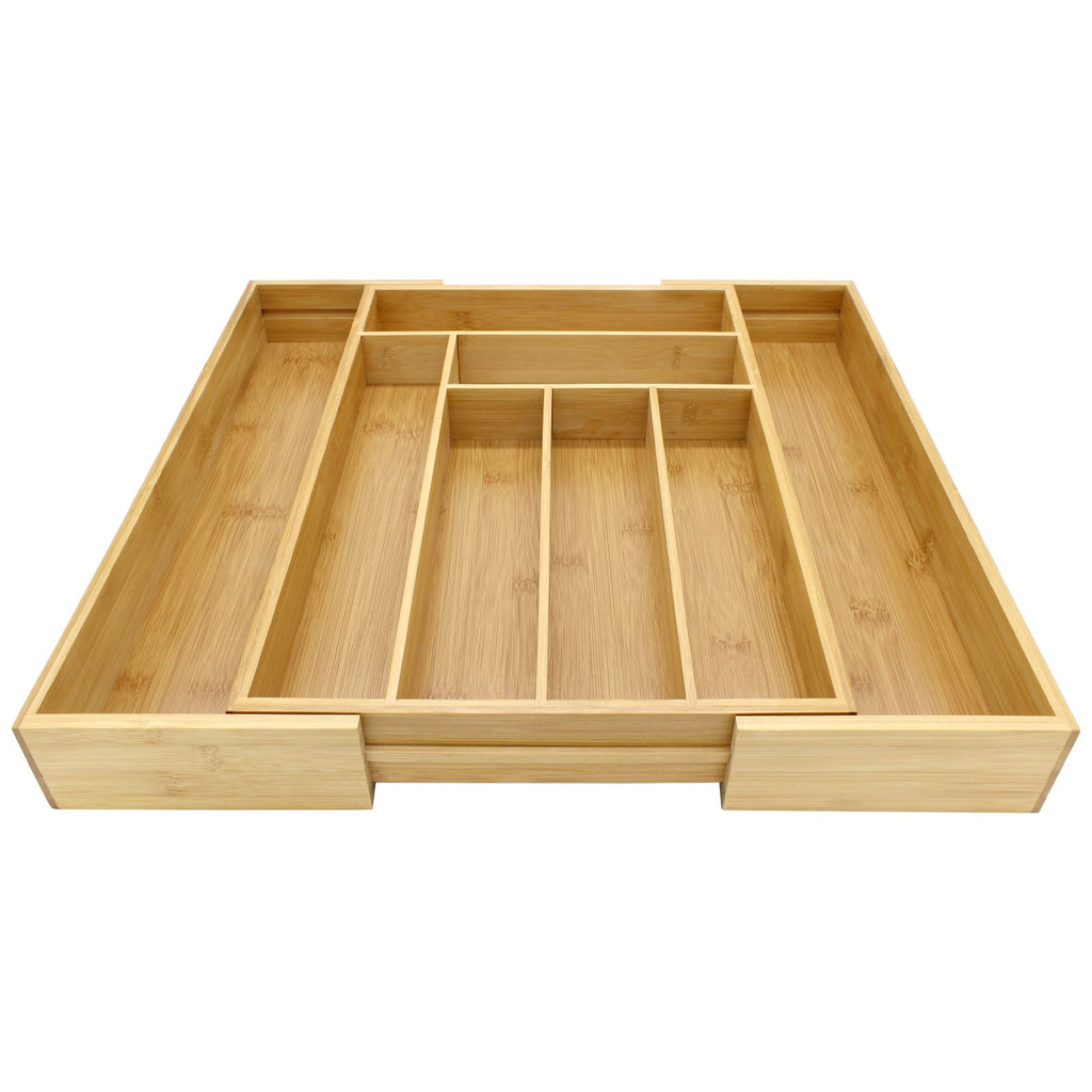 Bamboo Extending Cutlery Drawer | M&W	