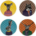 After Dark-4pk Ceramic Coasters Asstd