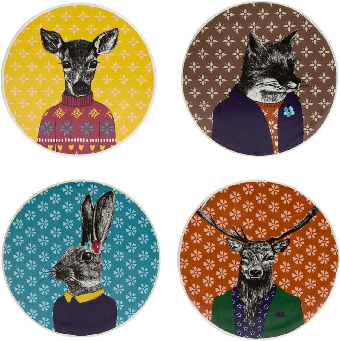 After Dark-4pk Ceramic Coasters Asstd