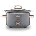Tower Grey & Rose Gold Cavaletto 3.5 Litre Slow Cooker	