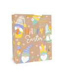 Kraft Easter Spots & Gonks Medium Gift Bag - 23cm x 18cm