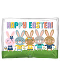Happy Easter Bunnies - Foil