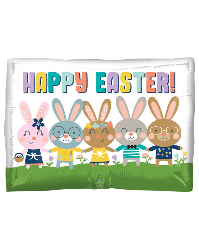Happy Easter Bunnies - Foil