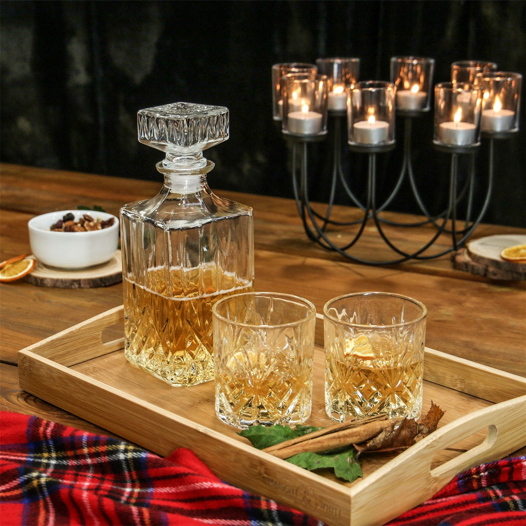 Bamboo Serving Trays - Set of 3 | M&W	