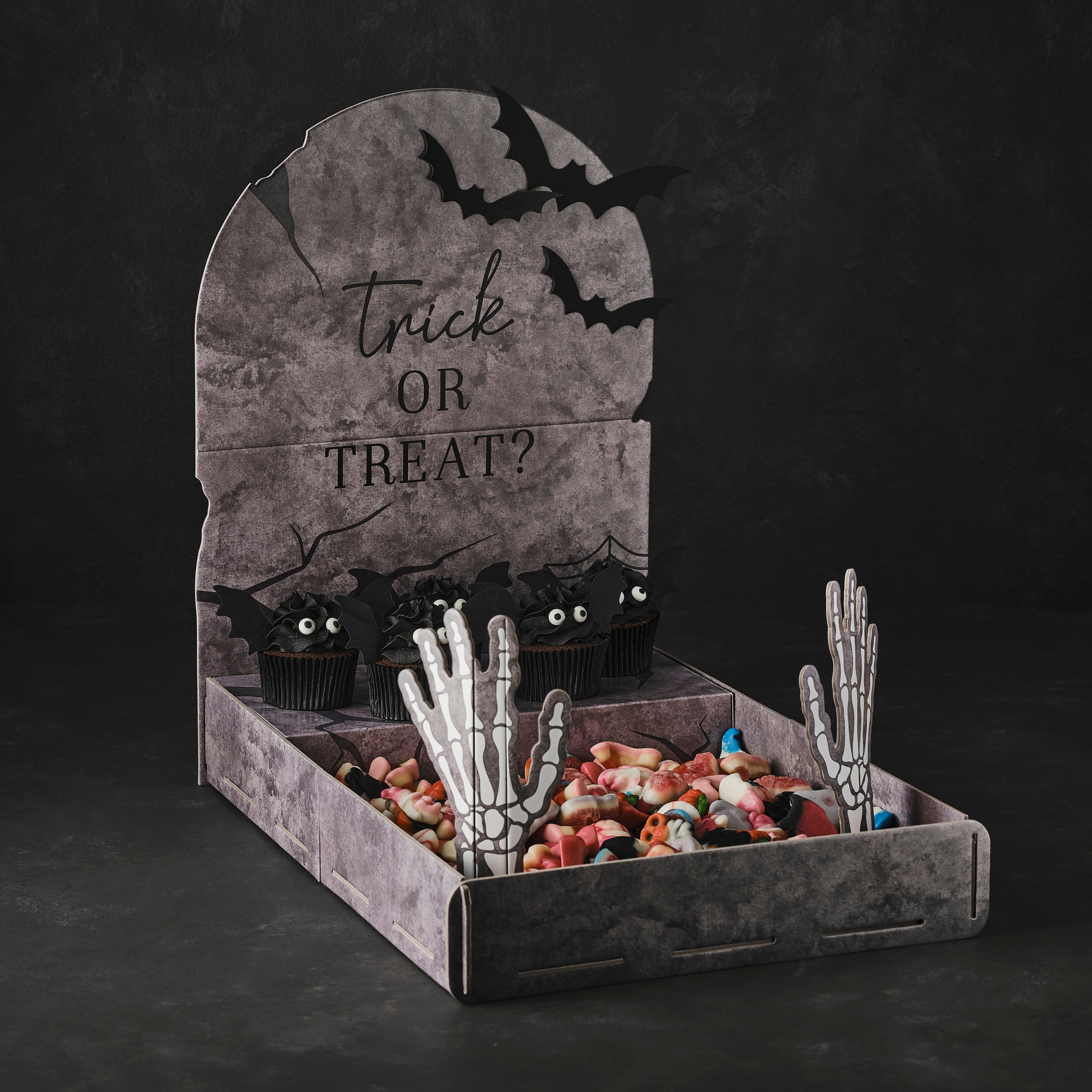 Grey Tombstone Treat Stand