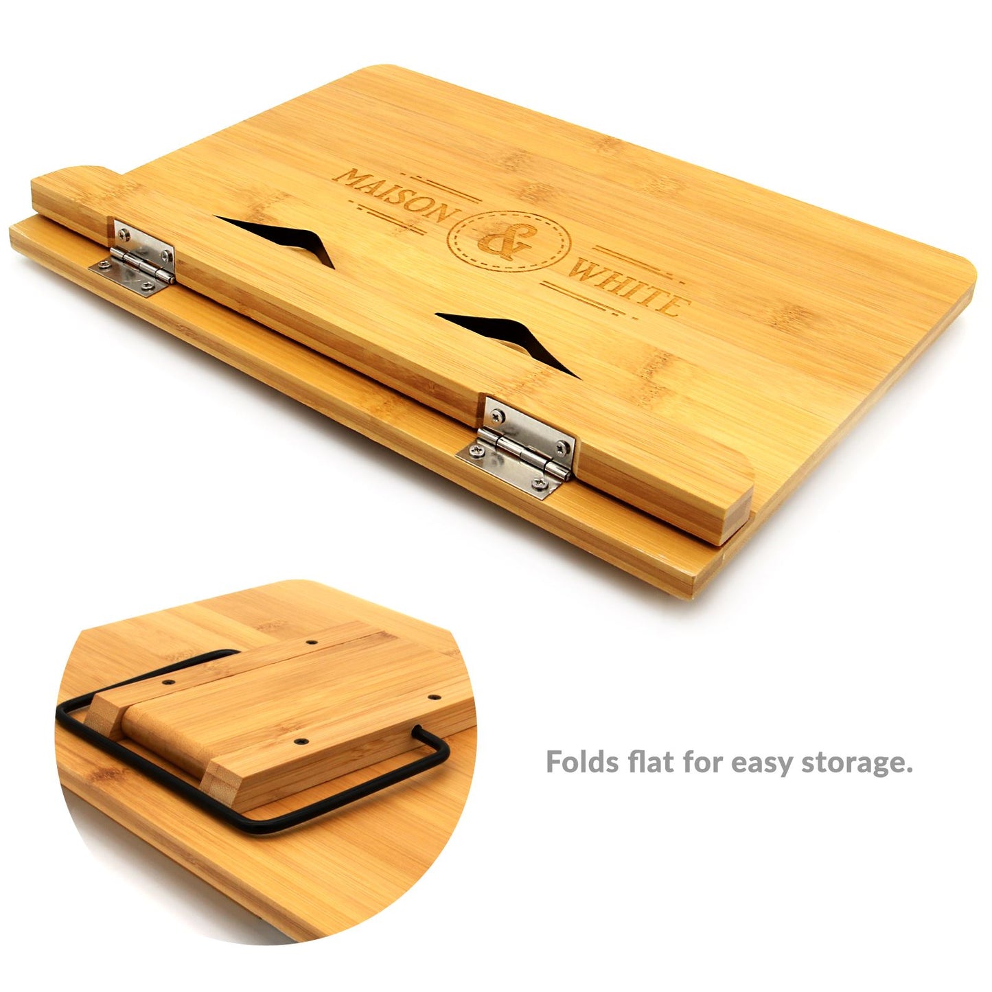 Bamboo Recipe Book Stand | M&W	