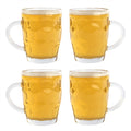 Glass Beer Tankards - Set of 4 | M&W	