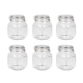 1L Glass Storage Jars with Clip Top Lid - Set of 6 | M&W	