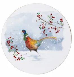 Foxwood Home Christmas Mug & Coaster Set Pheasant
