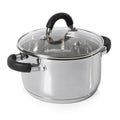 Tower Essentials 24cm Casserole Dish Stainless Steel