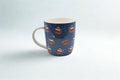 Festive Forest Friends Mug - Repeat Robin Blue