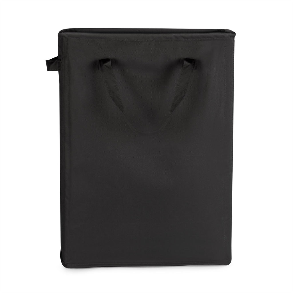 45L Slim Laundry Basket with Handles Black | M&W	