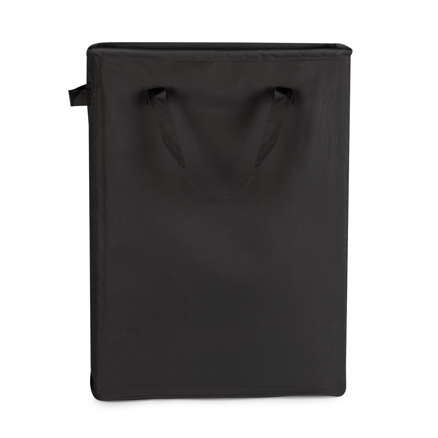45L Slim Laundry Basket with Handles Black | M&W	