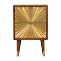 Artisan Manila Gold Bedside Table
