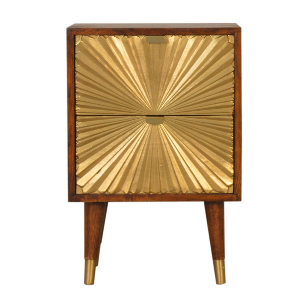Artisan Manila Gold Bedside Table