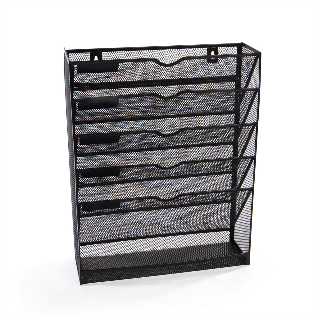 Metal Mesh Wall Mounted File Organiser | M&W	