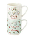 Foxwood Home Twelve Days of Christmas Stacking Mugs