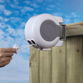 SupaHome Retractable Clothes Line 30m - Double Line Reel
