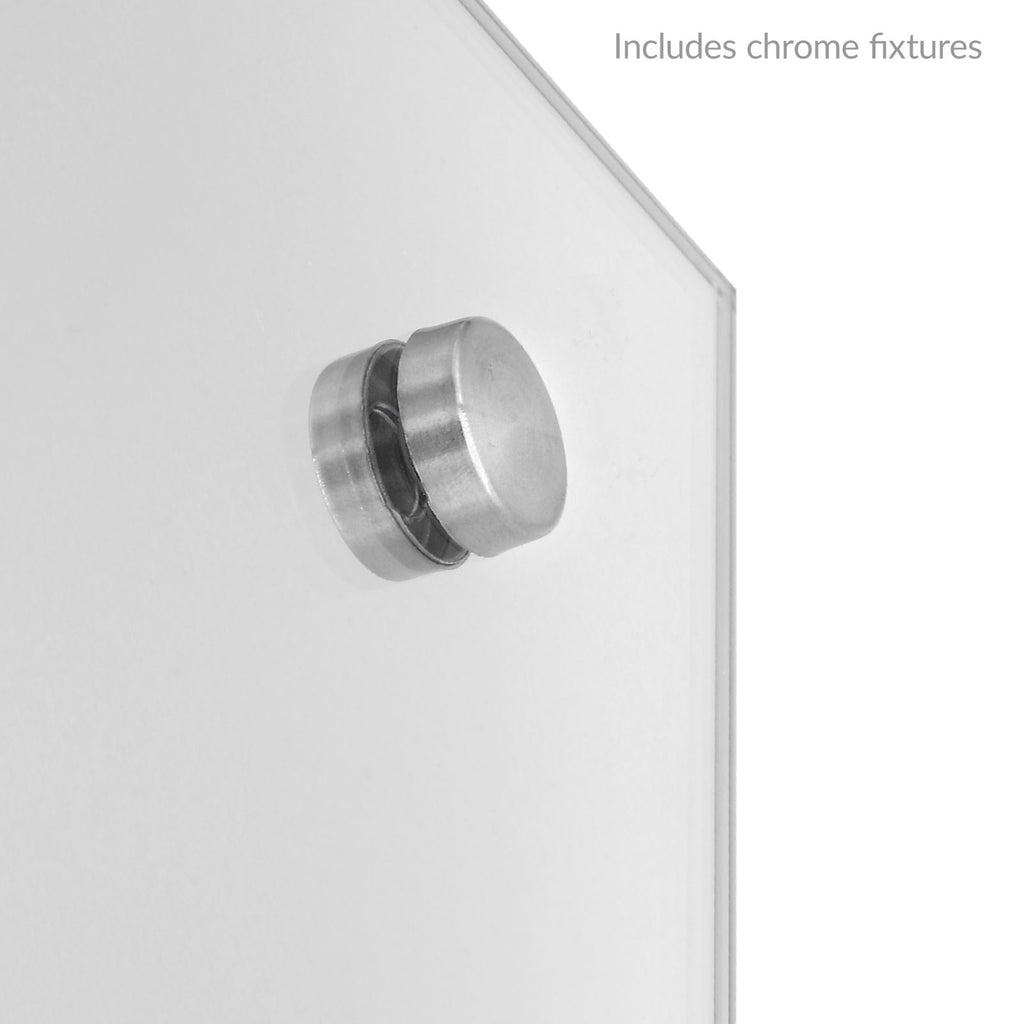 Frameless Rectangle Mirror 450 x 600mm | M&W	