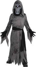 Grey Ghoul Halloween Fancy Dress Costume - Age 8-10 Years