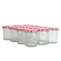 Wide Mouth Glass Jam Jars - Set of 12 | M&W	