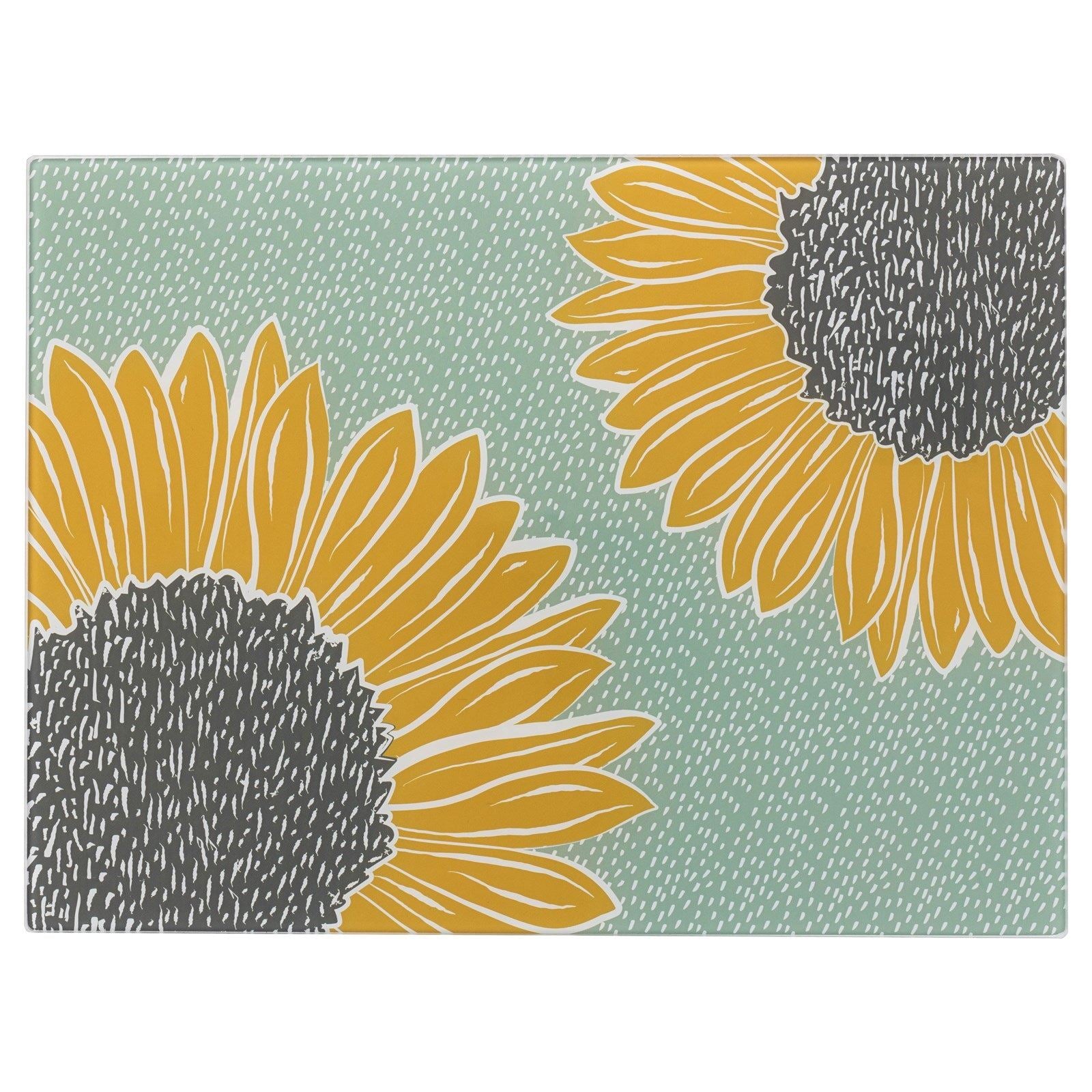 Artisan Flower Glass Worktop Saver