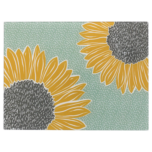 Artisan Flower Glass Worktop Saver