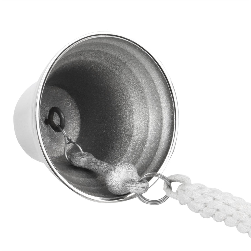 Wall Mounted Traditional Door Ship Bell Silver | M&W	