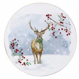 Foxwood Home Christmas Mug & Coaster Set Stag