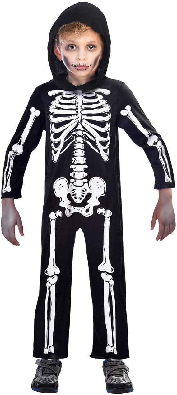 Skeleton Bone Child's Costume - Age 8-10 Years