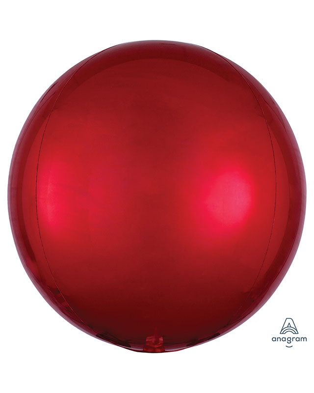 Red Orbz Balloon - 16" (BULK)