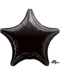 Black Star Balloon - 18" Foil