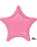 Bubblegum Pink Star Balloon - 18" Foil