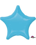 Caribbean Blue Star Balloon - 18" Foil