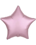 Metallic Pastel Pink Star Balloon - 18" Foil