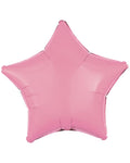 Metallic Pink Star Balloon - 18" Foil (Unpackaged)