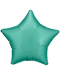 Silk Lustre Jade Green Star Balloon - 18" Foil (Unpackaged)