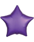 Silk Lustre Purple Star Balloon - 18" Foil (Unpackaged)