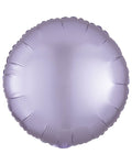 Satin Luxe Pastel Lilac Round Foil Balloon - 18" Foil - Unpackaged