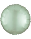 Satin Mint Green Round Foil Balloon - 18" Foil - Unpackaged