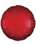 Metallic Red Round Foil Balloon - 18" Foil